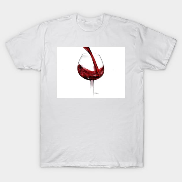 Life is a Cabernet T-Shirt by kschowe